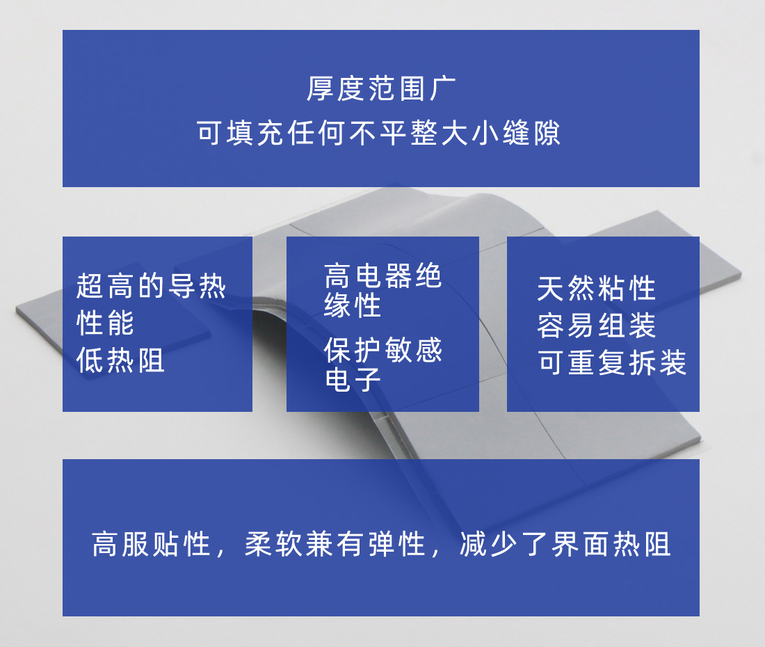 超高導(dǎo)熱硅膠片概述 超高導(dǎo)熱硅膠片概述